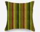 Stripe lines green color cushion covers in cotton fabric
